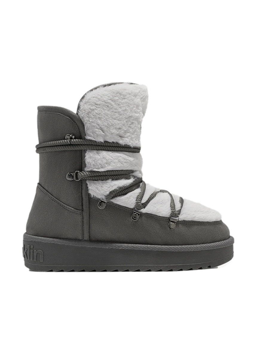 D.Franklin Nordic Trk Fur Boots DFSH370022 – Grey