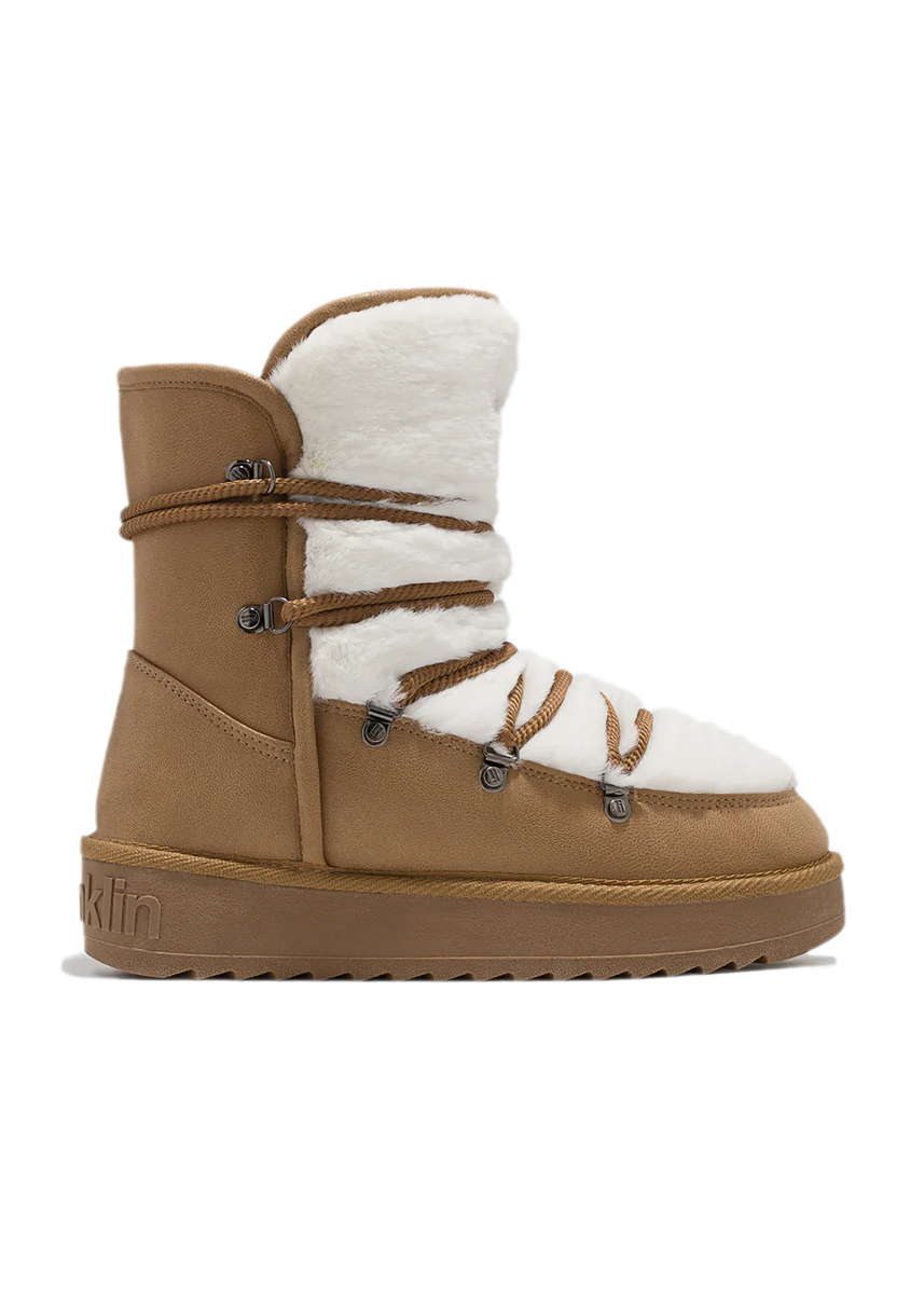 D.Franklin Nordic Trk Fur Boots DFSH370022 – Sand