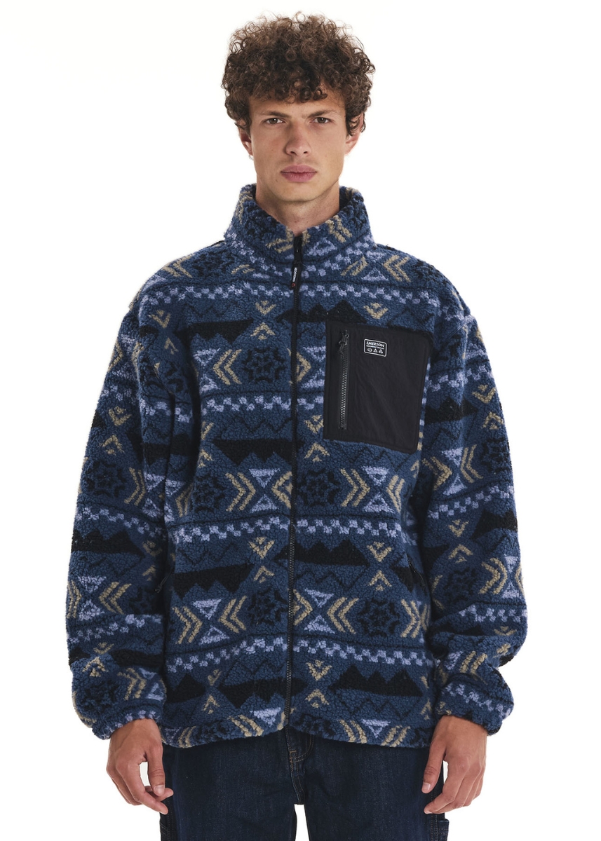 Emerson Ζακέτα Sherpa Fleece 252.EM290.429 – Pr548 Blue