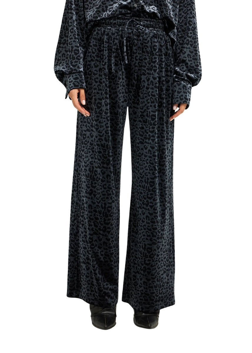 Funky Buddha Βελουτέ Παντελόνι Φόρμας FBL012-139-02 – Anthracite