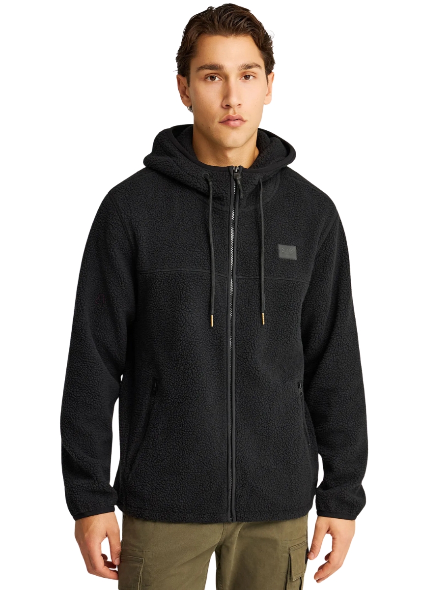 Funky Buddha Ζακέτα Fleece FBM012-056-06 – Black
