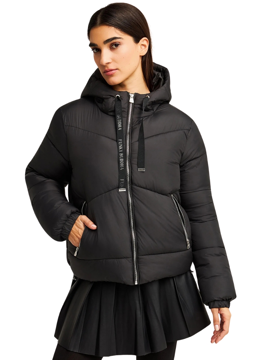 Funky Buddha Μπουφάν FBL012-111-01 – Black