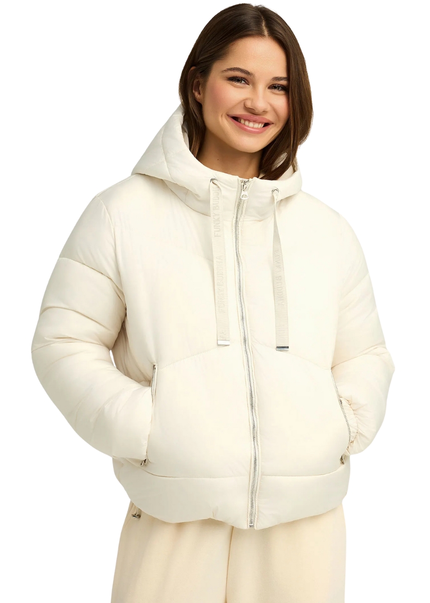 Funky Buddha Μπουφάν FBL012-111-01 – Off White
