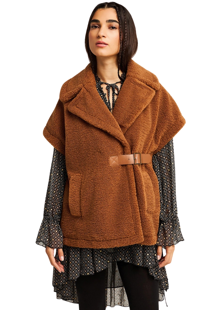 Funky Buddha Μπουφάν FBL012-138-01 – Chestnut