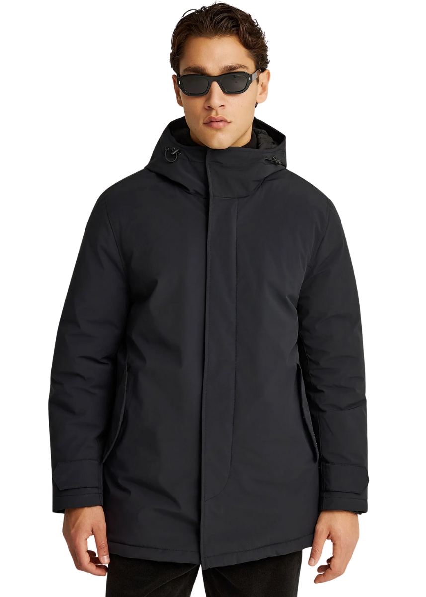 Funky Buddha Μπουφάν FBM012-041-01 – Black