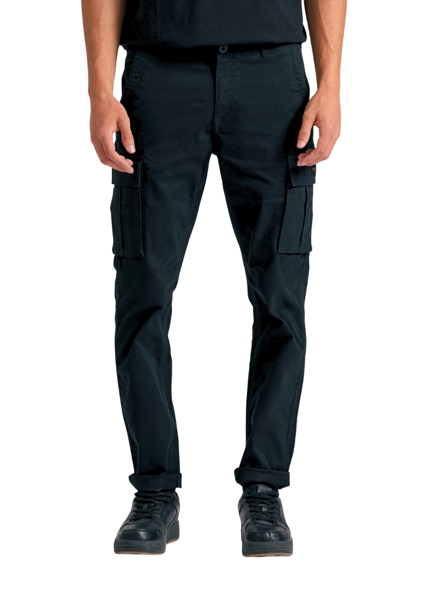 Funky Buddha Παντελόνι Cargo FBM012-002-02 – Black