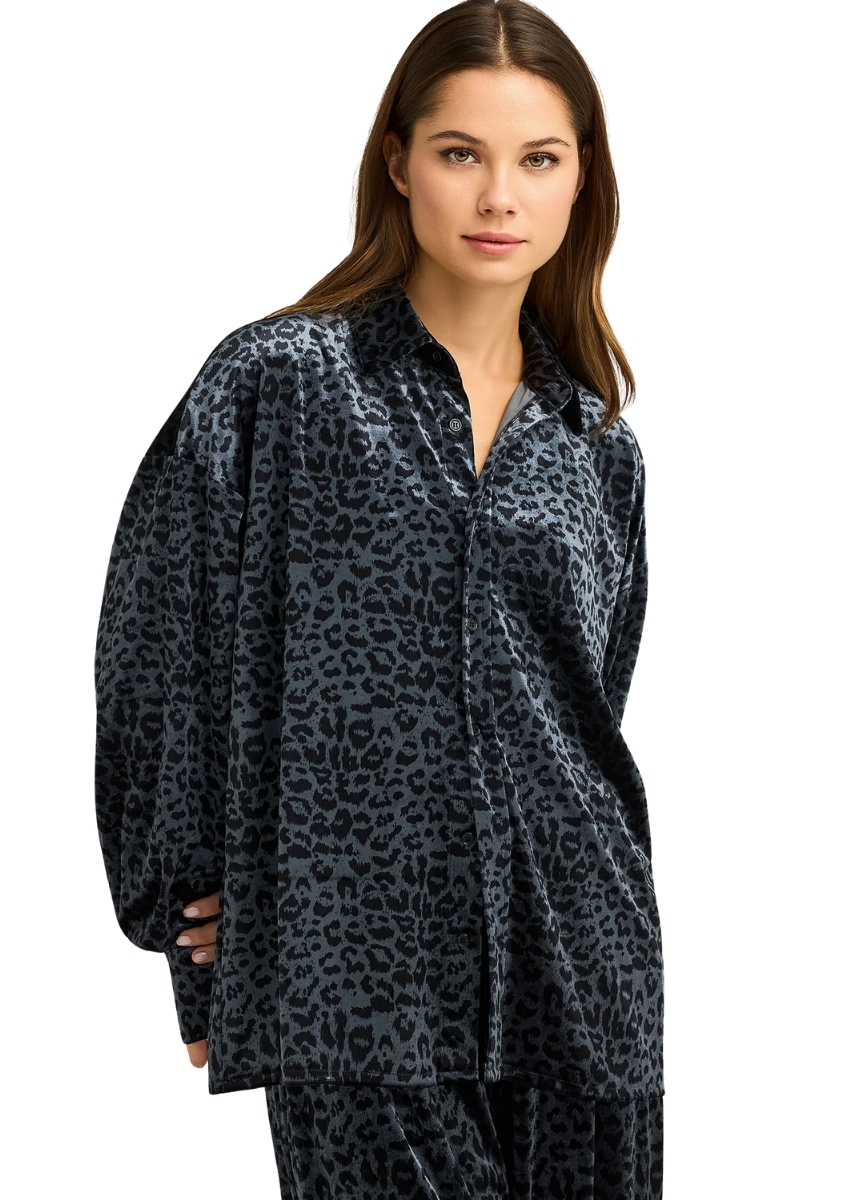 Funky Buddha Πουκάμισο FBL012-125-05 – Anthracite