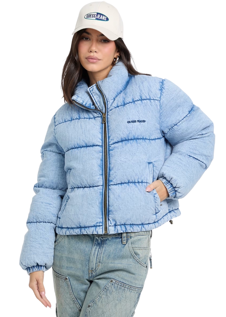 Guess Jeans Μπουφάν W5BL85D6181-MWCH - Blue