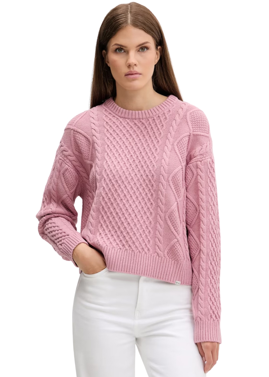 Guess Jeans Πλεκτή Μπλούζα W5BR09Z0561-G64T - Pink