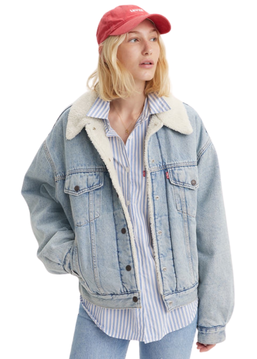 Levi's® 90's Sherpa Denim Jacket A4435-0010 – Blue