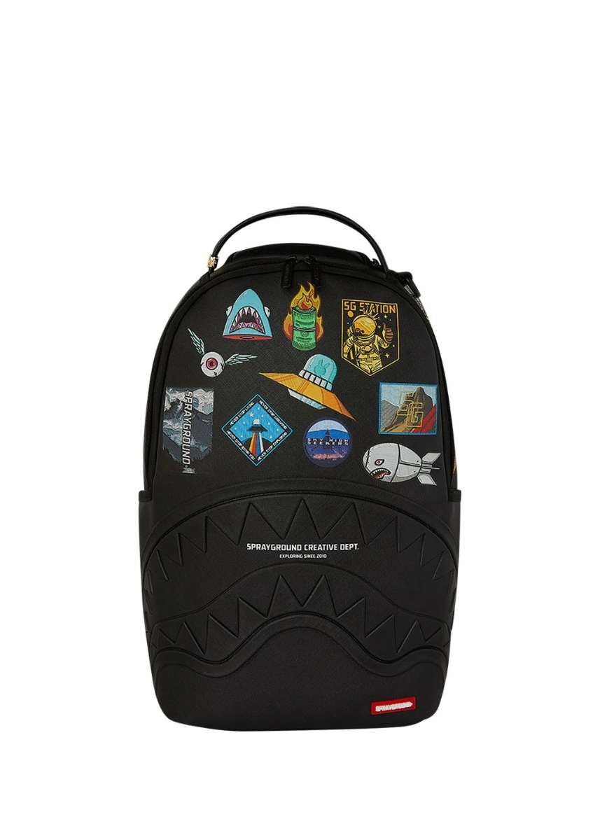 Sprayground® Cargo Patches Backpack B8286 - Black