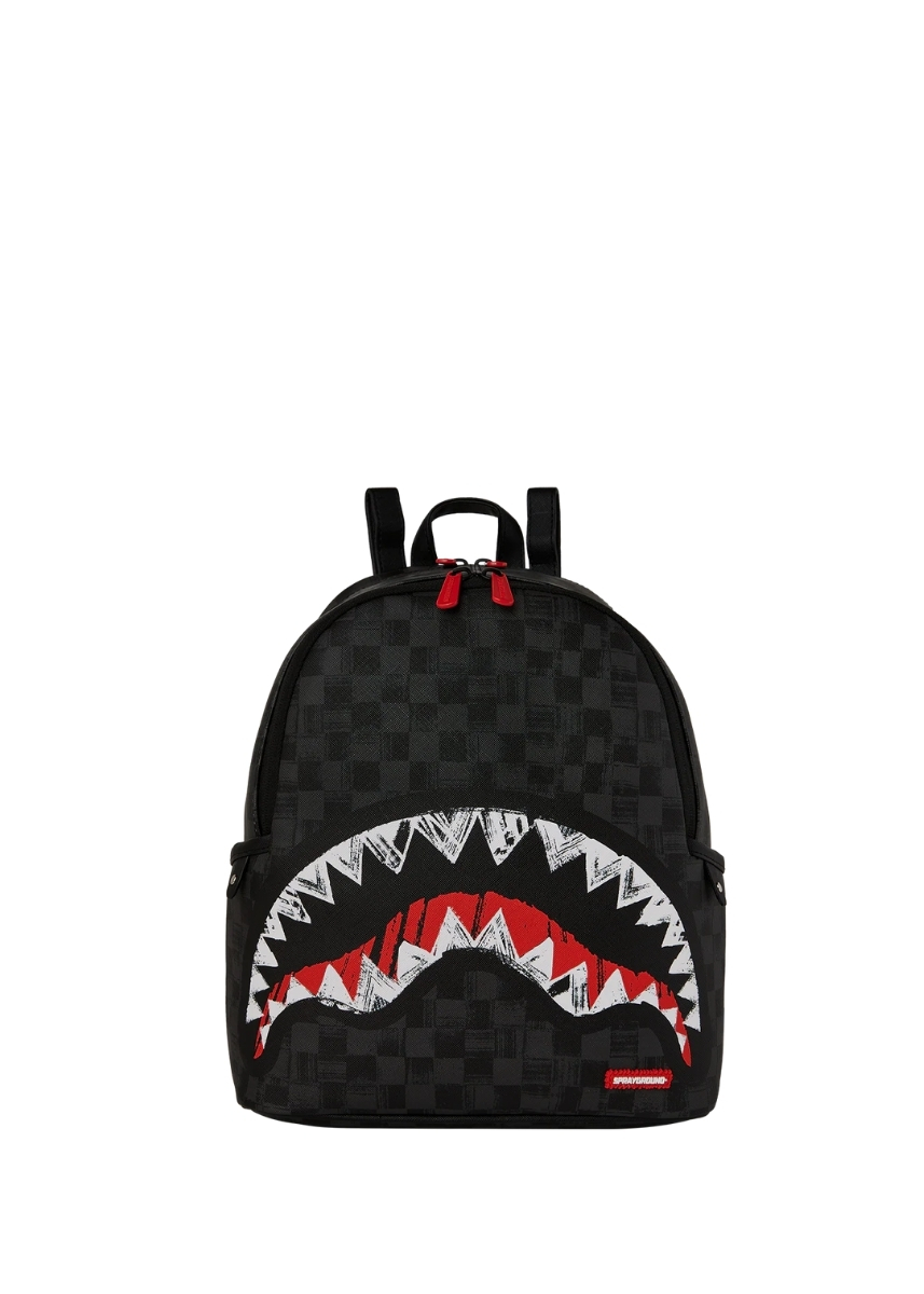 Sprayground® Scribble Shark Savage Backpack B8226 - Black
