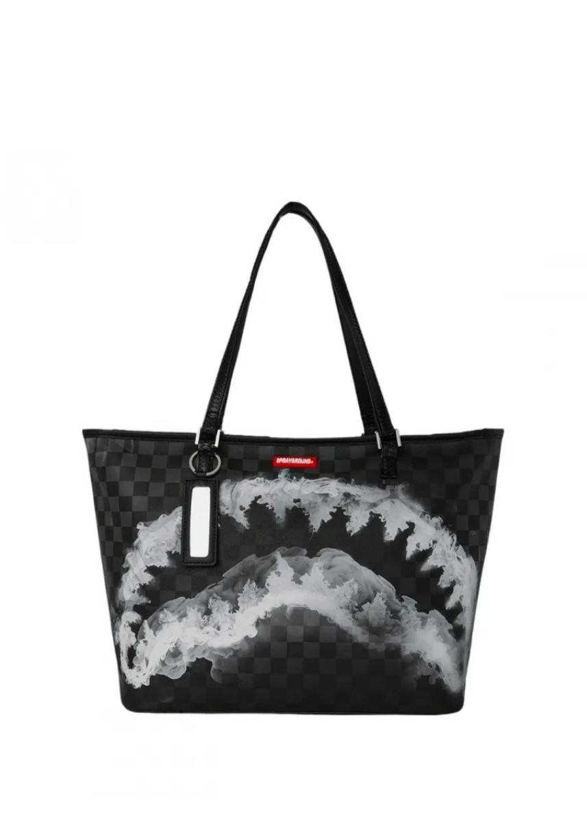 Sprayground® Sip N' Smoke Tote Bag T8225 - Black