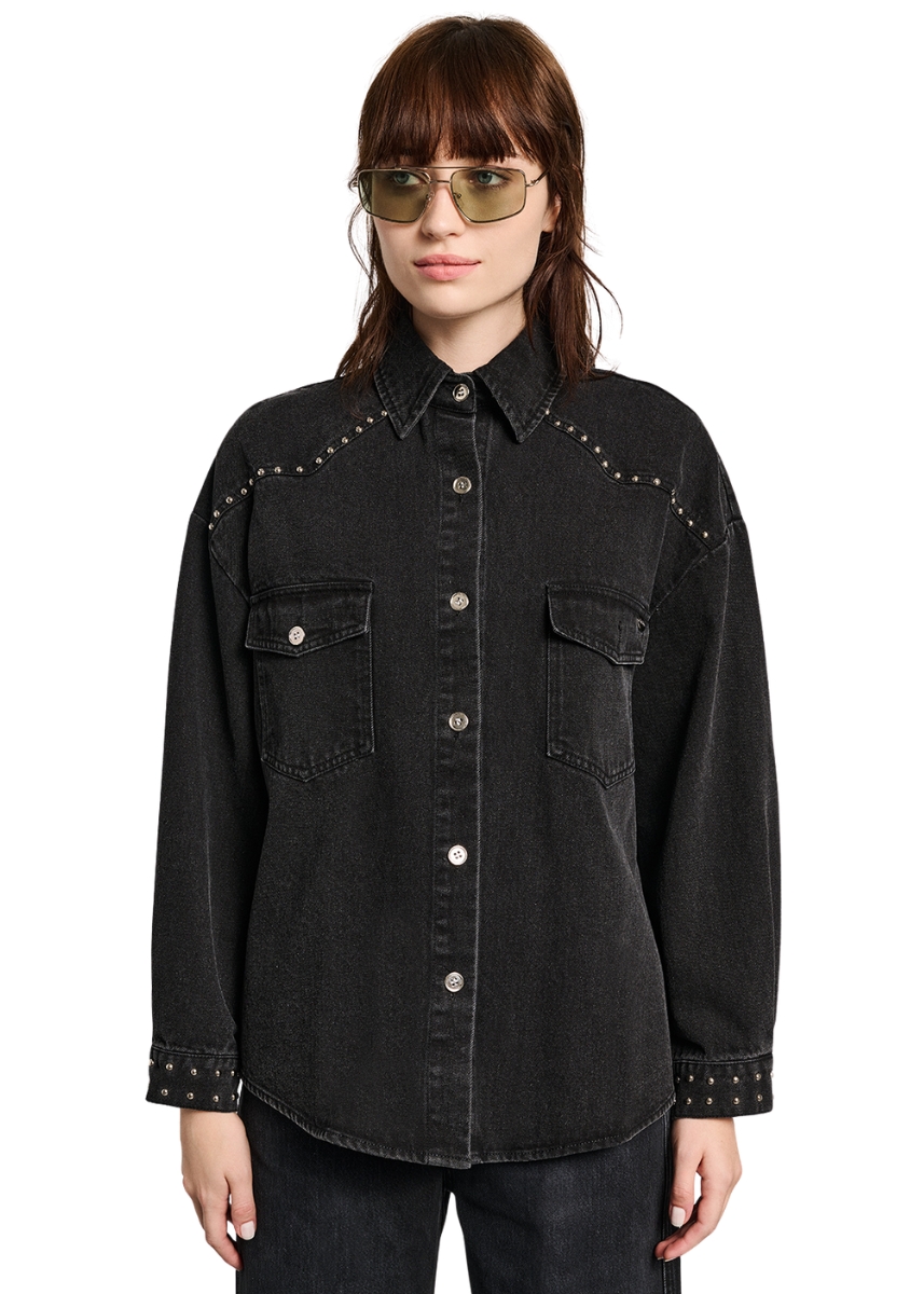 Staff Novela Τζιν Πουκάμισο 62-019.054.N0000 – Black