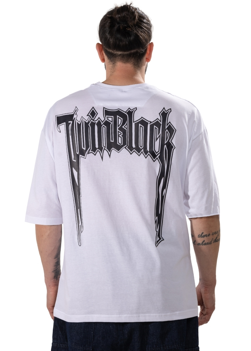 Twin Black T-Shirt 01-424 – White