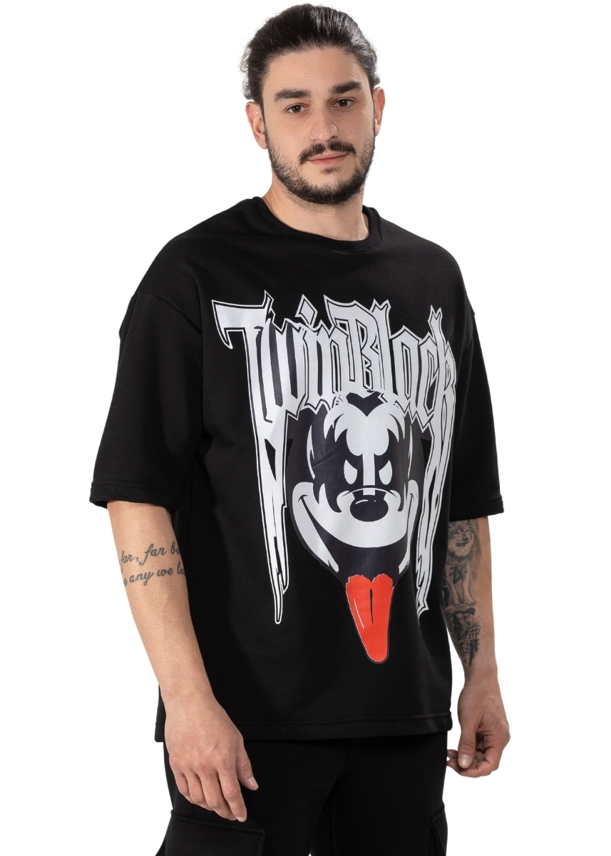 Twin Black T-Shirt 01-428F – Black