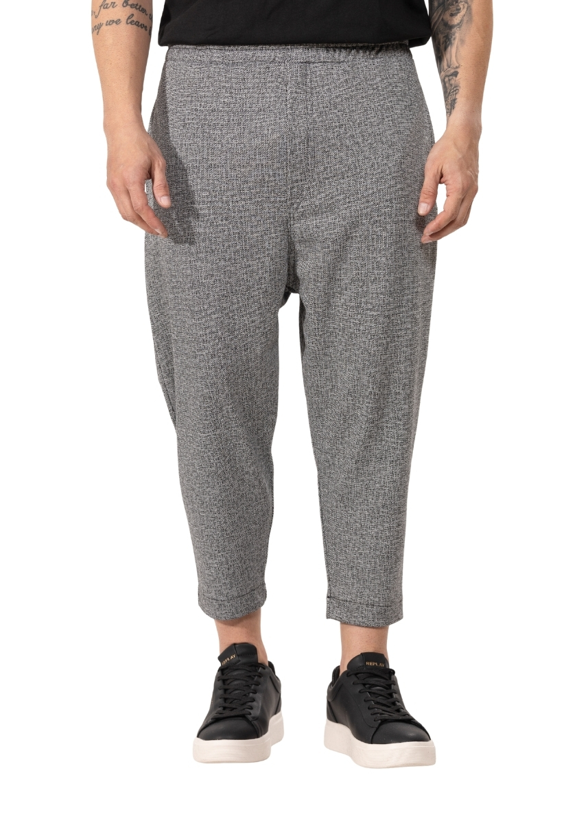 Twin Black Παντελόνι 03-88F – Grey