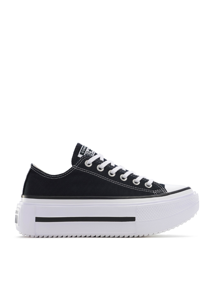 Converse Chuck Taylor All Star Lift Double Stack Ox A15490C – Black
