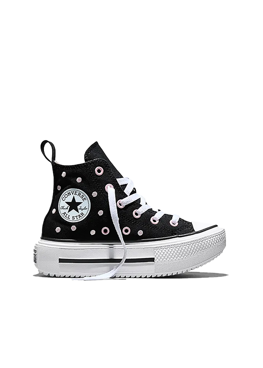 Converse Chuck Taylor All Star Lift Platform Polka Dots A17802C – Black