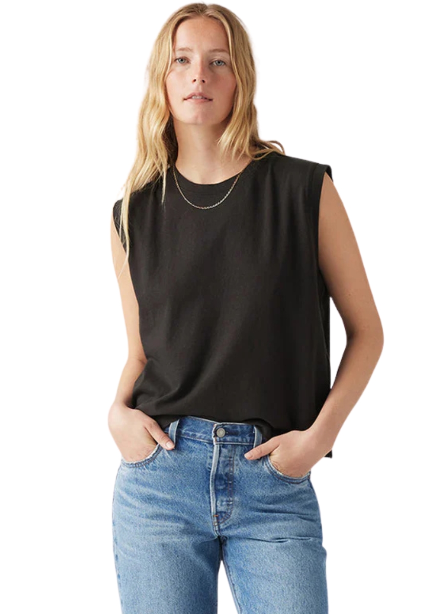 Levi's® Boxy Αμάνικη Μπλούζα A8794-0020 – Black