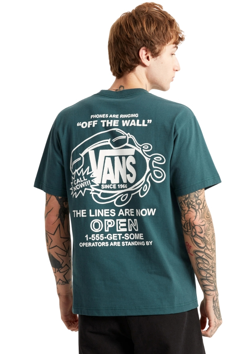 Vans Hot Lines T-Shirt VN000SYBFRJ1 – Mystic Moss
