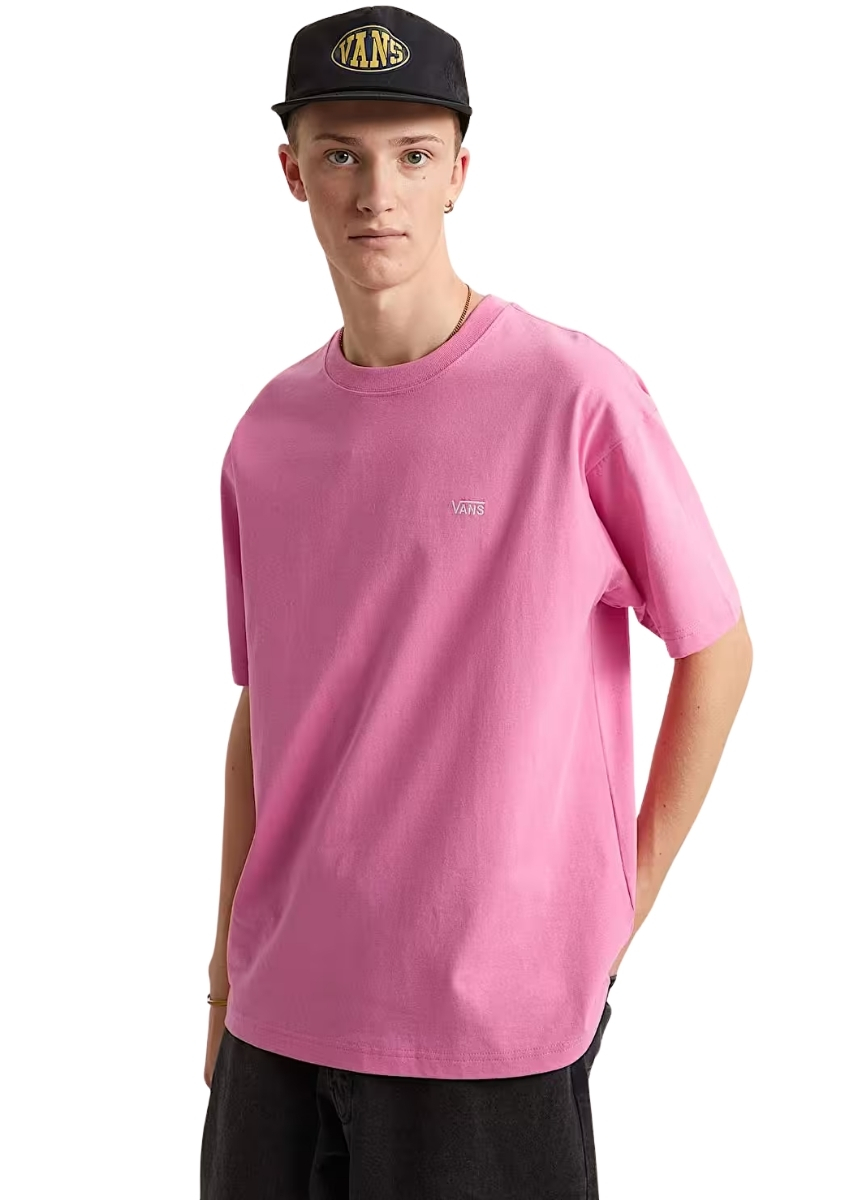Vans Left Chest II Loose T-Shirt VN000P1PFRQ1 – Pink Fizz
