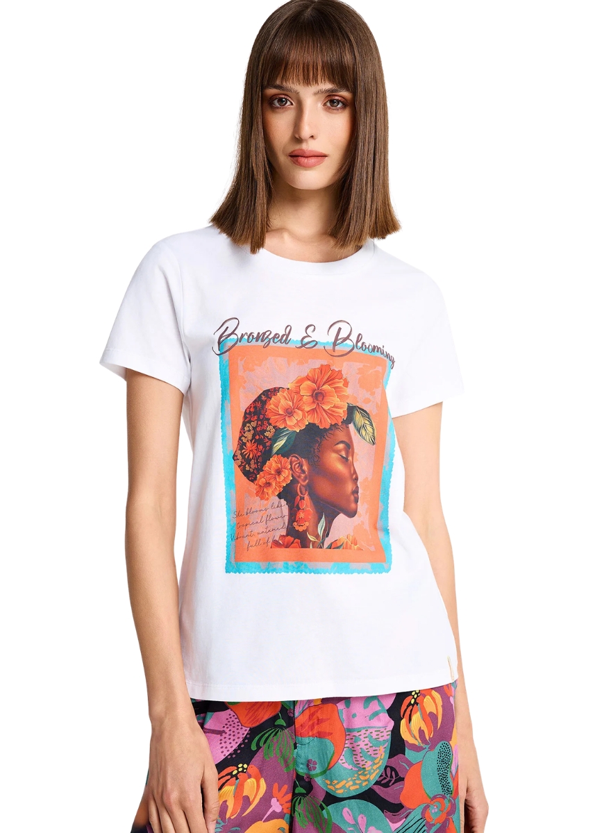 Funky Buddha T-Shirt FBL013-134-04 – White
