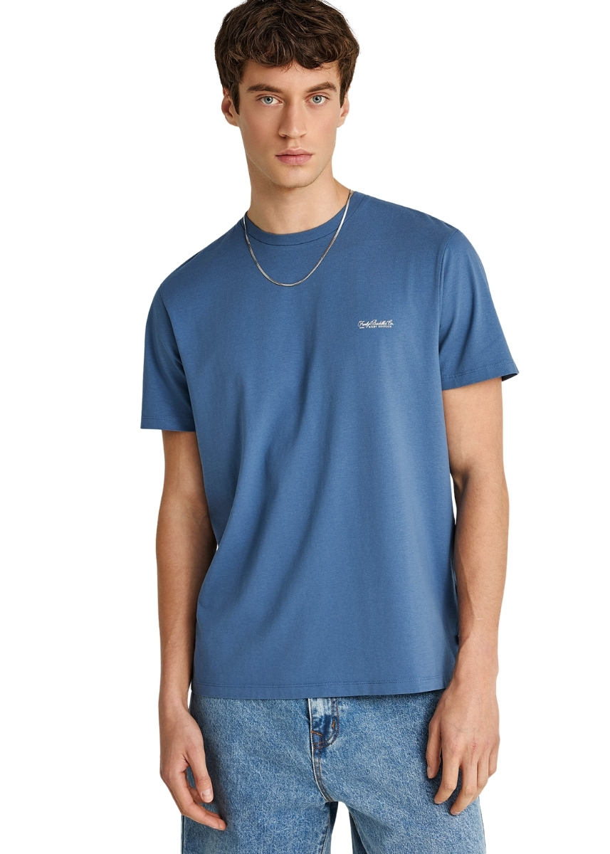 Funky Buddha T-Shirt FBM013-001-04 – Indigo