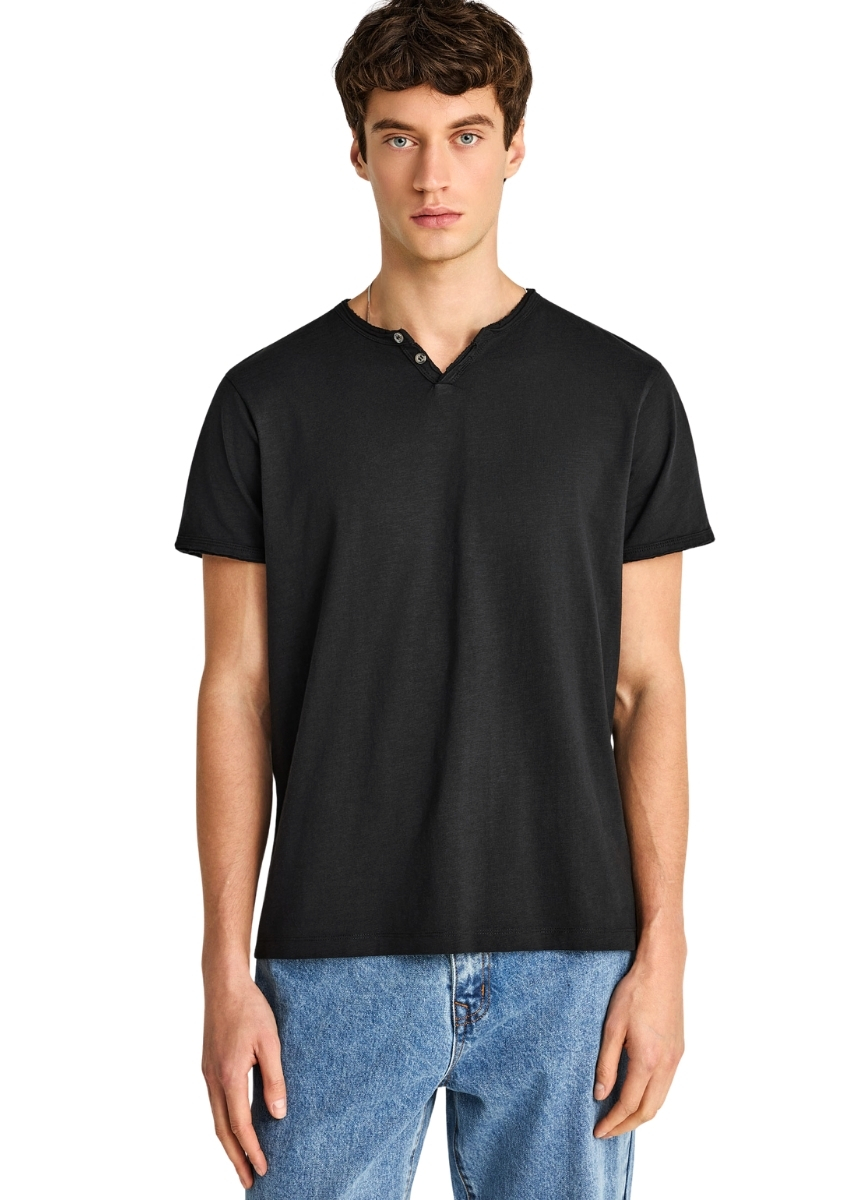 Funky Buddha T-Shirt FBM013-004-04 – Black