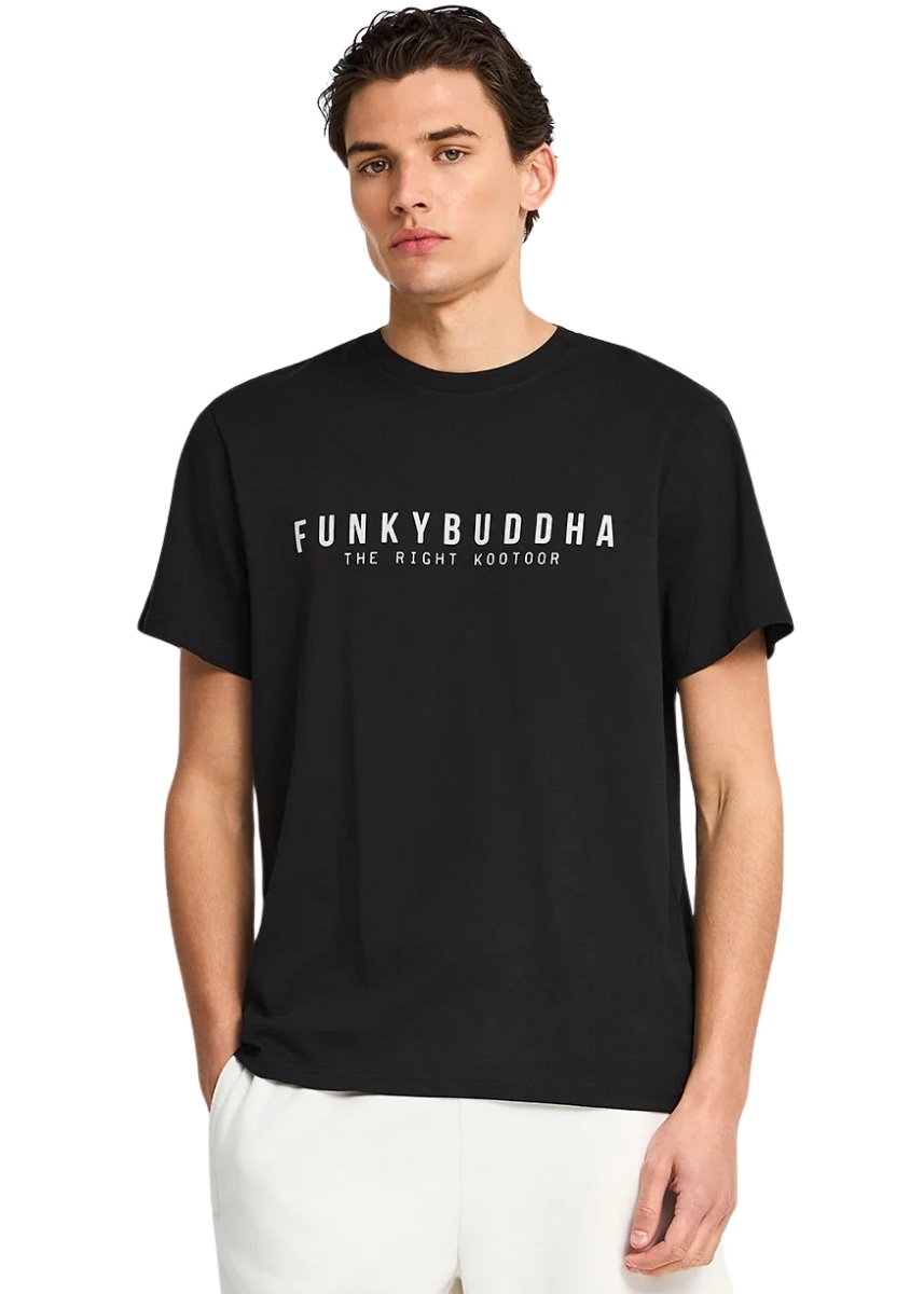 Funky Buddha T-Shirt FBM013-011-04 – Black