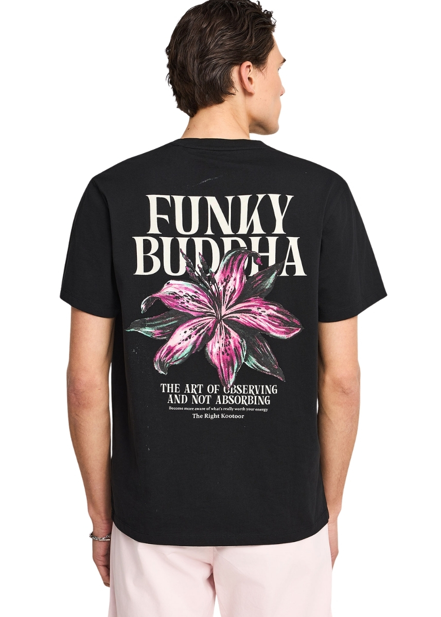 Funky Buddha T-Shirt FBM013-075-04 – Black