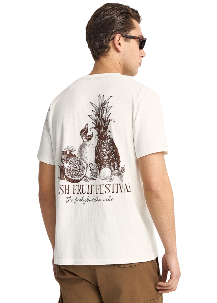 Funky Buddha T-Shirt FBM013-082-04 – Off White