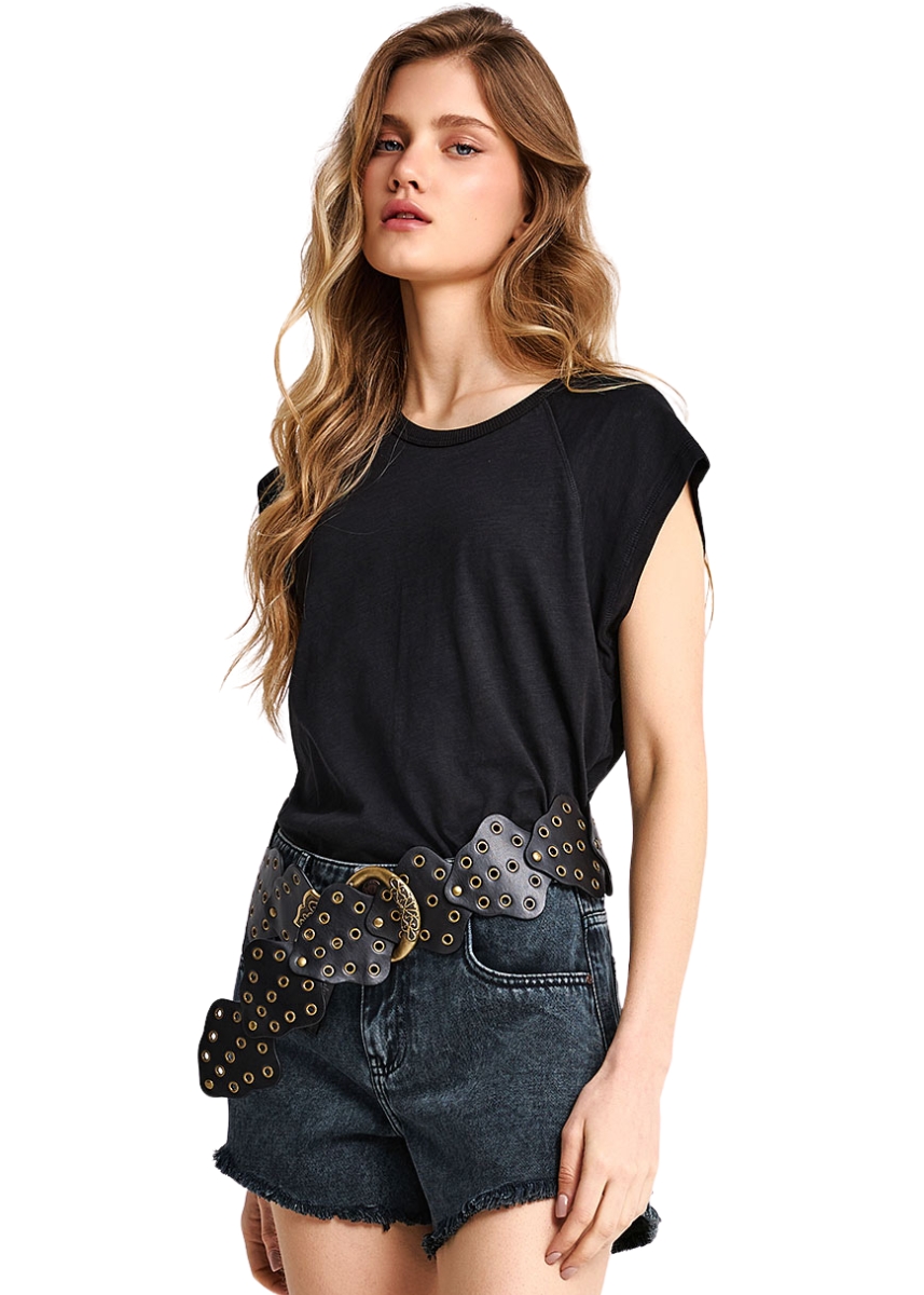 Funky Buddha Μπλούζα FBL013-102-04 – Black