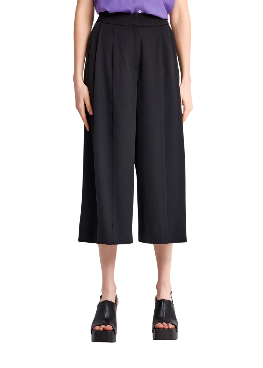 Funky Buddha Ζιπ Κιλότ Παντελόνι FBL013-116-02 – Black