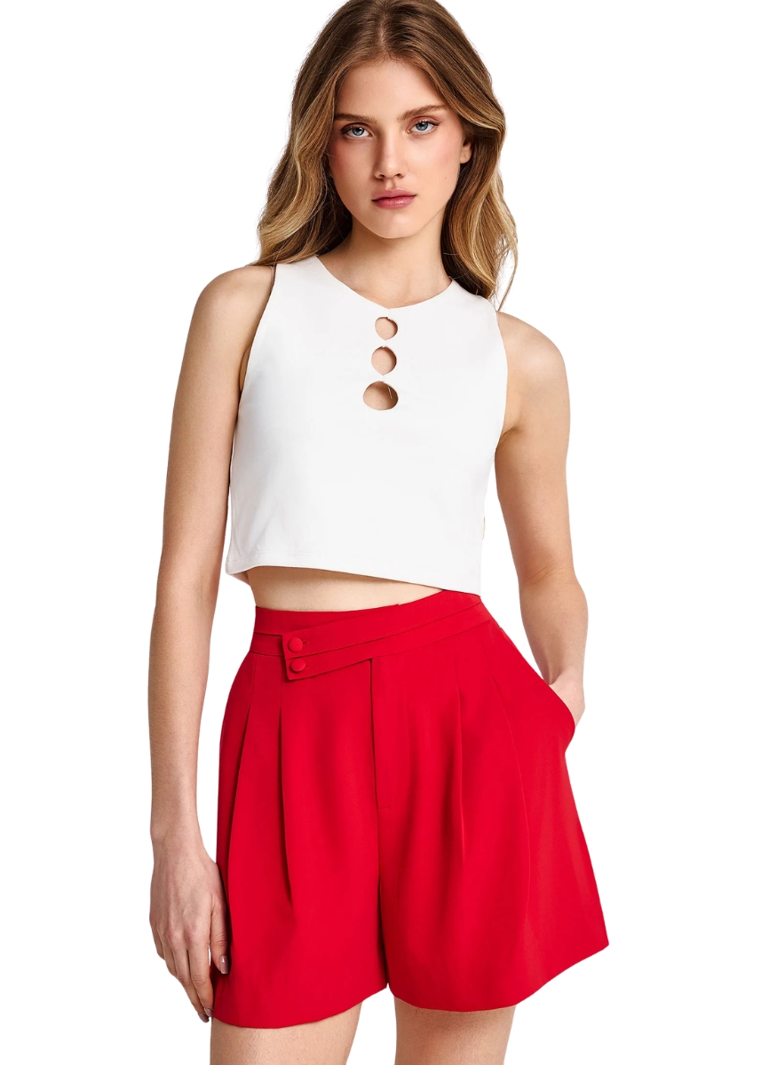 Funky Buddha Μπλούζα FBL013-109-17 – White