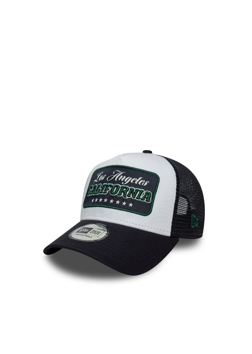 New Era Location Patch 9FORTY® A-Frame Trucker Καπέλο 60771857 - Navy / White