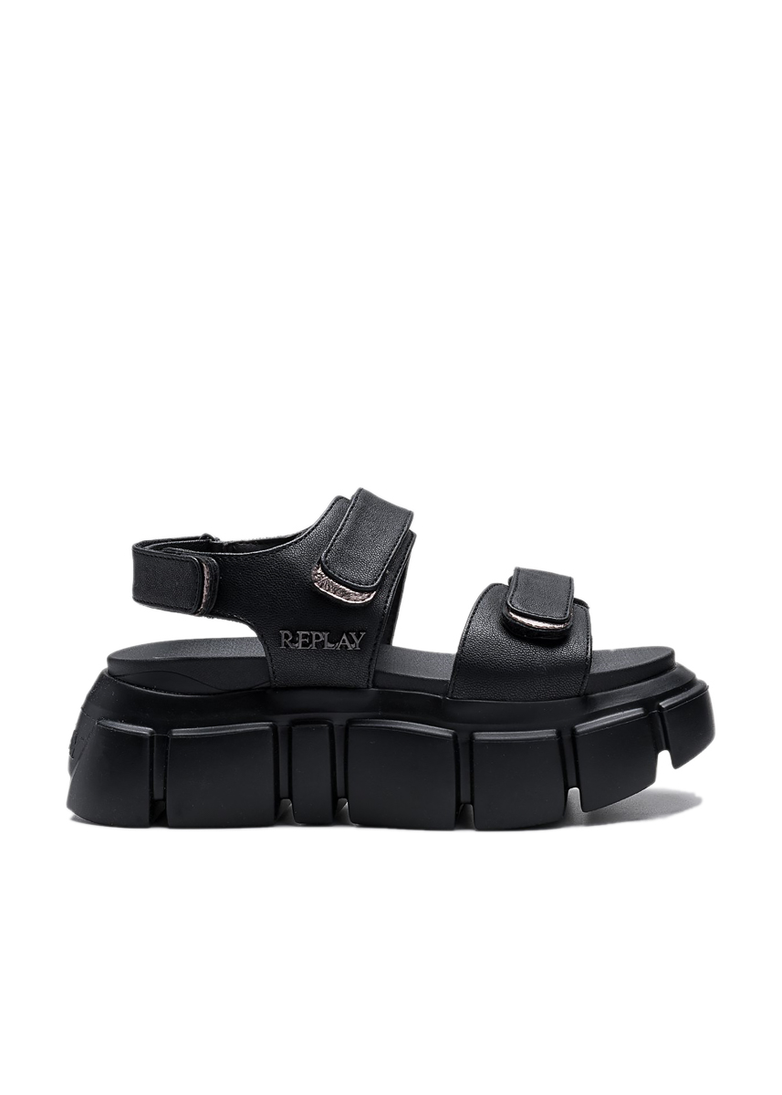 Replay Nutsy Velcro Σανδάλια GWP6Q.000.C0003S.0003 – Black