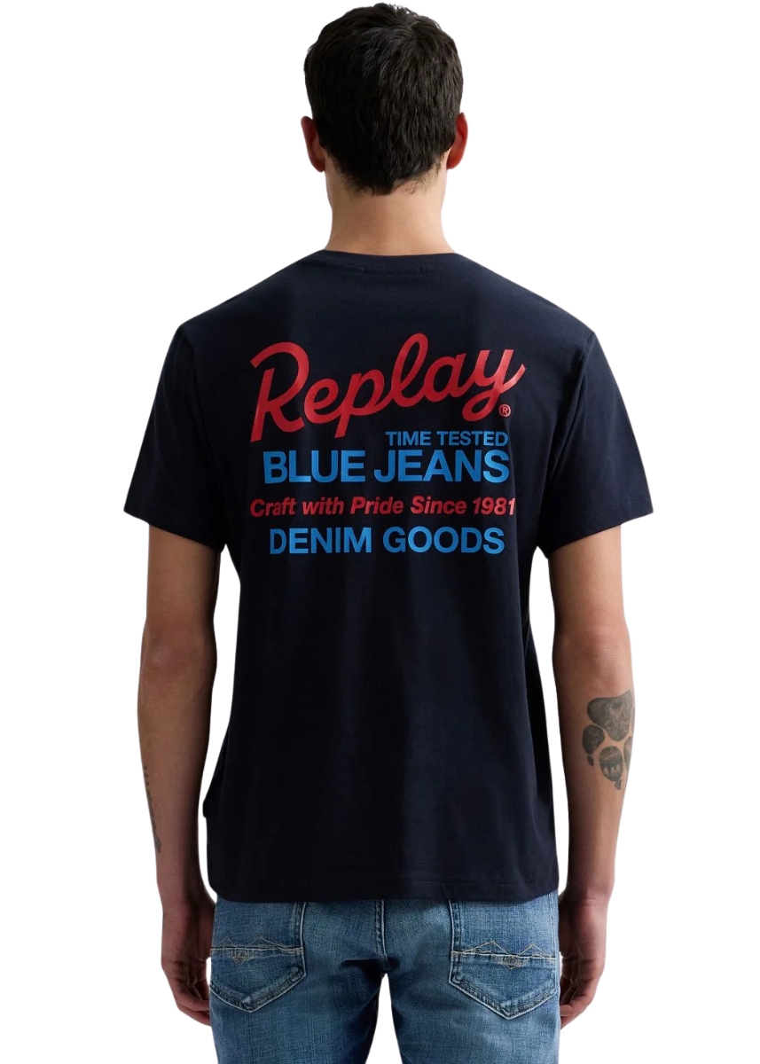 Replay T-Shirt M3349.000.2660.970 - Blue