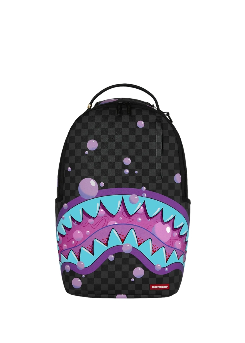 Sprayground® Purple Slime Takeover Dlxsv Backpack B8952 - Black